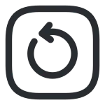 Refresh Left Square SVG Icon